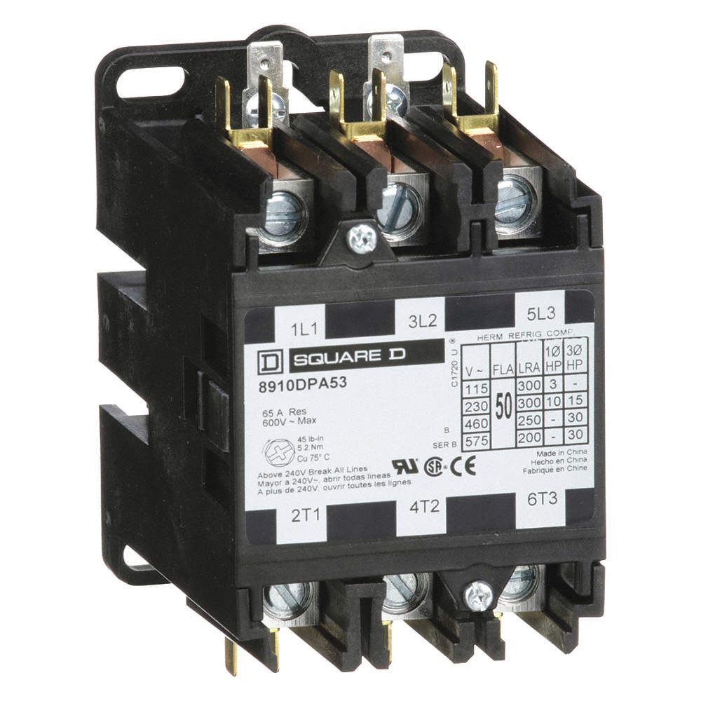 Contactor A Bobina Vac Polos Vz Controles Industriales